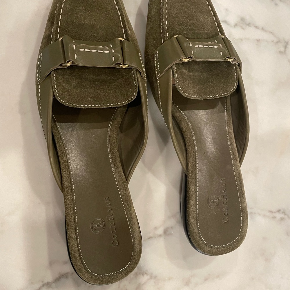 Cole Haan mules with Nike Air support